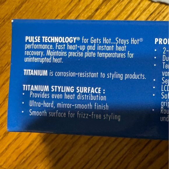 Hot Tools Titanium 1” Digital Flat Iron - Picture 4 of 6